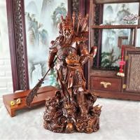 ราคา รุ่นใหม่พึ่งเข้า เทพเจ้ากวนอูยืน9มังกรหัวยื่น ถือก้อนทองสีไม้ง้าวตั้ง ง้าวลง งานเรซิ่น ขนาด 16 19 26 36 นิ้ว (17994126765)