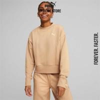 ราคา PUMA BASICS เสื้อวอร์มคอกลมผู้หญิง HER สีเบจ 67310989 (22186977858)