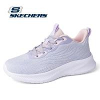 ราคา Skechers สเก็ตเชอร์ส รองเท้าผู้หญิง Air Slip On Shoes for Women Casual Comfortable Athletic Tennis Walking Sneakers for Women with Memory Foam Sizes 6 to 12 Medium Wide Width Black Grey with Pink Aqua