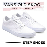 ราคา Vans Old Skool True White Original รองเท้าผ้าใบ แวนส์ สีน้ำเงินนาวี่ คลาสสิค (21477746317)