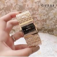 ราคา นาฬิกาข้อมือ GUESS นาฬิกาสายเลส ขนาดหน้าปัด 30 mm สินค้ามีถ่าน ผ้าเช็ค ถุงผ้าแถมให้นะคะ (1393062206)