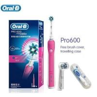 ราคา Hot Sale Oral B Electric Rechargeable Toothbrush Pro 600 2000 3000 4000 9000 CrossAction Precision Clean Rechargeable Replaceable Toothbrush Head with A One year Warranty (16042149189)