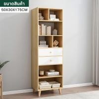 ราคา Home Furnit ชั้นวางของ ชั้นวางหนังสือ ตู้โชว์ ตู้หนังสือ ตู้เก็บของ ชั้นวางของ ชั้นวางของอเนกประสงค์ ชั้นวาง ตู้หนังสือไม้ พร้อมส่ง (20744716037)