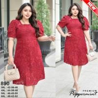 ราคา งานป้ายสาวอวบ เสื้อผ้าสาวอวบ เดรสขนมิ้ง ถ่ายรูปสวยมาก ต้องจัดเลยน้า BigSize Peppermint 664 (21325718668)