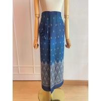 ราคา ชุดทำบุญ by Narciss ผ้าถุงผ้าฝ้าย ผ้าถุงทอลาย ผ้าซิ่น สีน้ำเงิน (21971127238)