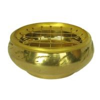 ราคา เตาเผาไม้หอม กระถางธูป ไม้กฤษณา ไม้จันทน์ กำยาน มดยอบ เครื่องหอมทุกชนิด ทำจากทองเหลืองแท้ทั้งชิ้น เนื้อดี หนาพิเศษ แข็งแรง ทนทาน ไม่เป็นสนิม ไม่ลอก ไม่ดำ พร้อมตะแกรงถอดเปลี่ยนได้ 1 PCS (128622219)