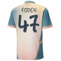 ราคา ใหม่ Official เสื้อฟุตบอล แมนเชสเตอร์ ซิกี้ ชุด4 ฤดูกาล 2024 2025 เกรดแฟนบอล Manchester City Fourth Jersey 2024 2025 (22762354423)