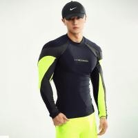 ราคา SAILBEE ชุดว่ายน้ำชุดว่ายน้ำแขนยาวกันแสง UV สำหรับผู้ชายเสื้อเล่นเซิร์ฟเสื้อแขนยาวว่ายน้ำเล่นเซิร์ฟป้องกันการแล่นเรือ M0117 (22810072930)