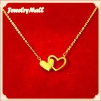 ราคา สร้อยอิตาลี ทองคำแท้ 18K กลวงออกหัวใจรัก สร้อยคอ (22951448014)