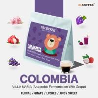 ราคา ɴʟᴄᴏғғᴇᴇ sᴘᴇᴄɪᴀʟᴛʏ เมล็ดกาแฟ Colombia Villa Maria Grape 200g (22091495215)