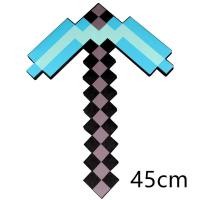 ราคา อุปกรณ์เสริมคอสเพลย์จาก Minecraft ขายดีดาบขวาน Eva Mosaic เกมสตีฟเพชรสีฟ้าดาบพิกเซลของขวัญวันเกิดของเด็กๆคอสเพลย์ (21695290564)
