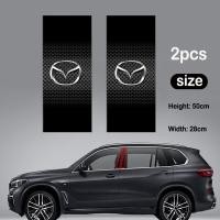 ราคา 2ชิ้นประตูหน้าต่างรถเสา S สติกเกอร์ขอบกันริมเสา BC เหมาะสำหรับ Mazda 3 2 6 5 CX3 RX8 BT50 CX8 RX7 CX30 626 CX7แผ่นครอบ Mazda CX5 (22559372571)