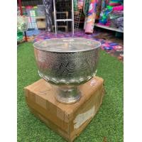 ราคา ขันน้ำพานรอง สีเงิน สีทอง พลาสติกเกรดA ขนาด 18x18 cm (21410488008)