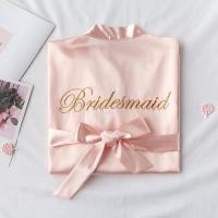 ราคา Bride with Team Bride bathrobe Bride TO BE Bridal Shower Bac (19956508974)