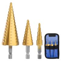 ราคา HHS Step Drill Titanium Size 4 32mm 3 Pcs Set 6 Pcs Set COD (22923277320)