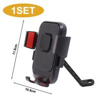 ราคา แท่นวางโทรศัพท์สำหรับขี่โทรศัพท์นำทางกันกระแทกที่ยึดกระจกมองหลังโครงจับกล้องมือถือจักรยานไฟฟ้ารถจักรยานยนต์ (22186398519)