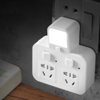 ราคา ตัวแปลงไฟสองหลุมสามหลุมสี่หลุมซ็อกเก็ตรูพรุน พร้อมแหล่งกำเนิดแสง ปลั๊กไฟ AC อะแดปเตอร์ติดผนังมัลติฟังก์ชั่ชาร์จ USB (22889075592)