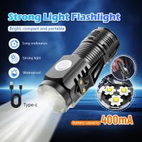 ราคา ไฟฉายแรงสูง ไฟฉาย led น้ำหนักเบา Flashlights Miniไฟฉายสว่างมาก usb charge สําหรับตั้งแคมป์กลางแจ้ง ตกปลา เดินป่า ใช้งานได้มุมกว้าง (22965124753)