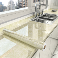 ราคา 60 100 300 500cm วอลเปเปอร์ผนัง วอลเปเปอร์ลายหินอ่อนวอลเปเปอร์ลายหินอ่อน มีกาวในตัว แบบกันน้ำ กันน้ำมัน wallpaper pvc สติ๊กเกอร์ติดโต๊ะ (22919360920)