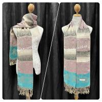 ราคา ผ้าพันคอ ผ้าคลุมไหล่ ผ้าลายช้าง ลายไทย สีพาสเทล (21404990458)