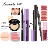 ราคา ชุดแต่งหน้าชุดแต่งหน้า Laneila 7ชิ้นคอนซีลเลอร์แบบ2 In 1แป้งฝุ่นแป้งเคลือบอเนกประสงค์ผงคุมความมันกันน้ำ อายไลเนอร์แบบน้ำ ลิปสติกเนื้อแมท ที่ปัดแก้มสีแดง มาสคาร่า ดินสอเขียนคิ้ว มินิพัฟ (22604814003)