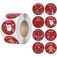ราคา 500ชิ้น ม้วนสติกเกอร์คริสต์มาสคริสต์มาสสวนสนุกป้ายปิดผนึกสติกเกอร์ตกแต่งบรรจุภัณฑ์กล่องของขวัญคริสต์มาสป้าย (16239923220)