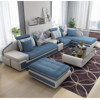 ราคา โซฟาชุดใหญ่ โซฟาห้องรับแขก Living room sofa (19306832477)