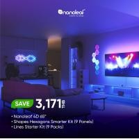 ราคา Nanoleaf ไฟเส้น LED Ambient light RGB ติดทีวี 4D Screen Mirror Lightstrip Kit TVs Monitors Up To 65 85 (21426824309)