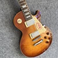 ราคา กีต้าร์ไฟฟ้ามาตรฐาน Gibson Les Paul กีตาร์มืออาชีพมะฮอกกานีซันเบิร์สวินเทจ (21836511933)