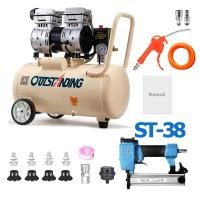 ราคา ถังลม30ลิตรถูกๆ ปั้มลม 2200W ปั๊มลมไฟฟ้า รุ่น PRO ท่อ7ม เงินเฟ้ออัตโนมัติ ปั๊มลมเร็วแรง เงียบ ปั๊มลมออยฟรี Air Compressors Inflators (22312854155)