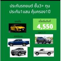 ราคา ประกันภัยรถยนต์ ชั้น 3 ไทยเศรษฐกิจ ชับบ์ คุ้มภัย อินทรประกันภัย กรุงเทพประกันภัย ทุน100000 คุ้มครอง1ปี (22705921681)