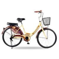 ราคา จักรยานแม่บ้าน จักรยานเทอร์โบ TURBO BICYCLE รุ่น 24 DELIGHT จัดส่งเป็นกล่อง ประกอบแล้ว 85 (20514404013)