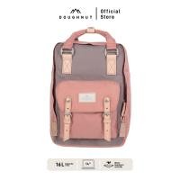 ราคา DOUGHNUT รุ่น MACAROON 16L Classic Series กระเป๋าเป้โดนัท สารพัดช่องจัดเก็บ สายสะพายบุนวม อะไหล่หนังแท้ ทนทาน ของแท้ (22520717931)