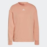 ราคา adidas ไลฟ์สไตล์ เสื้อวอร์ม Essentials Relaxed 3 Stripes ผู้หญิง สีชมพู GS1374 (22439913033)