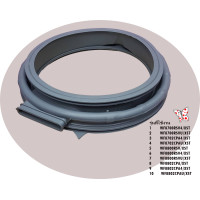 ราคา อะไหล่ใหม่ อะไหล่แท้ DC64 01537A ขอบยางประตูถังหน้าเครื่องซักผ้าซัมซุง SAMSUNG ซัมซุง หลายรุ่น (22402182730)