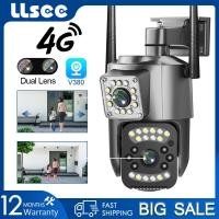ราคา LLSEE V380 Pro 4G SIM card CCTV camera WIFI outdoor IP security camera 4K 8MP two way call color night vision AI mobile tracking waterproof (19516724836)