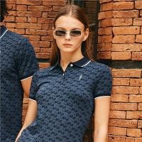 ราคา Giordano Womens Pique All over Printed Polo Classic Club 05314234001 เสื้อโปโลผู้หญิง (22846716511)