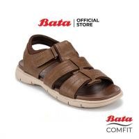 ราคา Bata บาจา Comfit รองเท้ารัดส้นเพื่อสุขภาพ สำหรับผู้ชาย สีน้ำตาล 8014152 สีดำ 8016152 (22780757179)