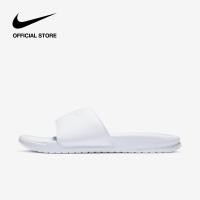 ราคา Nike Womens Benassi JDI Slides White ไนกี้ รองเท้าแตะผู้หญิง Benassi JDI สีขาว (16473765373)
