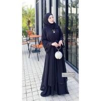 ราคา มีอก34 50 ชุดเดรสอิสลาม ชุดเดรสมุสลิม ชีฟอง อาบาย่าดูไบ (22217543620)