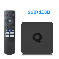 ราคา Q1กล่องสมาร์ททีวีแอนดรอยด์10แอนดรอยด์ทีวี H313รุ่น2GB 16GB รองรับ Google Voice 2G 8G dual WiFi BT 4K HD set TOP BOX PK Q5 (22894542960)