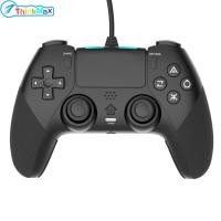 ราคา จอยควบคุมเกมควบคุมสาย Usb เข้ากันได้กับแผ่นเกมจอยสติ๊ก PS4ที่มีฟังก์ชันการสั่นสะเทือน6แกน (21240941538)