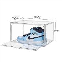 ราคา กล่องใส่รองเท้าวางซ้อนกันได้แบบ กล่องใส่รองเท้า พลาสติก กล่องรองเท้า กล่องรองเท้าใส ที่เก็บรองเท้าแบบพับเก็บได้ กล่องใส่รองเท้าพับได้ shoe box waterproof (22905723200)