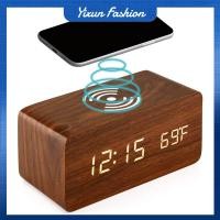 ราคา นาฬิกาไม้นาฬิกาปลุกดิจิตอล3นาฬิกาปลุกจอแสดงผลแอลอีดีนาฬิกาปลุกไฟฟ้าชาร์จไร้สายสำหรับสำนักงานข้างเตียงนอน (22395455199)
