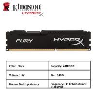 ราคา Kingston HyperX Fury เดสก์ท็อป RAM DDR3 4GB 8GB 1333MHz 1600MHz 1866MHz PC หน่วยความจําเกม PC3 10600 12800 14900 240pin 1 5V DIMM Ram (22688229616)