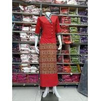 ราคา ชุดผ้าฝ้ายไทยล้านนา ชุดเจ้านาง ชุดผ้าฝ้ายพื้นเมืองชุดไทยประยุกต์ (10741698093)