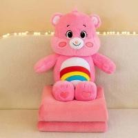 ราคา หมอนผ้าห่ม หมอนตุ๊กตา ผ้าห่ม Care Bears หมีแคร์แบร์ หมี พกพาง่าย สะดวก ขนาดผ้าห่ม 100 150 Cm (22385362262)