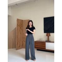 ราคา HONEY PANTS กางเกงเอวสูง ทรงขากระบอกใหญ่ (21728830601)
