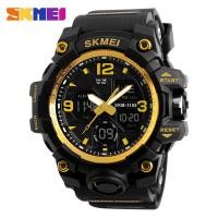 ราคา SKMEI นาฬิกาผู้ชายแบบดิจิตอลควอตซ์สำหรับผู้ชายนาฬิกาข้อมือเล่นกีฬากีฬาแฟชั่นสุดเจ๋งนาฬิกาข้อมือกันน้ำแนวทหาร LED 1637 1155 (21482640647)