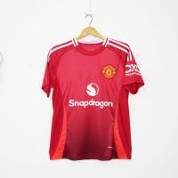 ราคา เสื้อฟุตบอล แมนยู เหย้า สีแดง แฟนบอล แมนยู เหย้า Home 2024 25 AAA โลโกเปัก (22520591022)